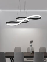 Modern Musical Note Integrated LED Pendant Light for Dining Room Kitchen Island and Living Space