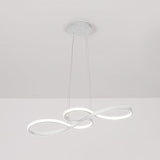 Modern Musical Note Integrated LED Pendant Light for Dining Room Kitchen Island and Living Space