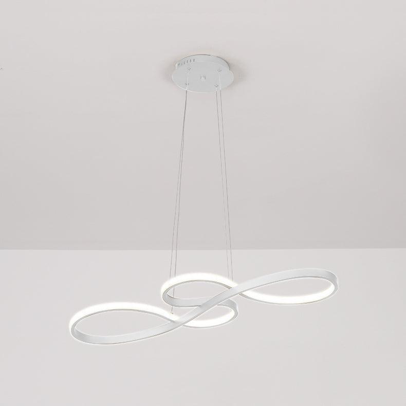 Modern Musical Note Integrated LED Pendant Light for Dining Room Kitchen Island and Living Space