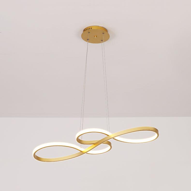 Modern Musical Note Integrated LED Pendant Light for Dining Room Kitchen Island and Living Space