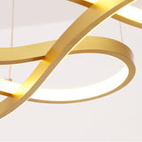 Modern Musical Note Integrated LED Pendant Light for Dining Room Kitchen Island and Living Space