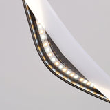 Modern Musical Note Integrated LED Pendant Light for Dining Room Kitchen Island and Living Space