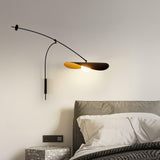 Modern Myrna Wall Light with Counterweight Arm and Handblown Glass Reflector Shade