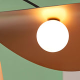 Modern Myrna Wall Light with Counterweight Arm and Handblown Glass Reflector Shade