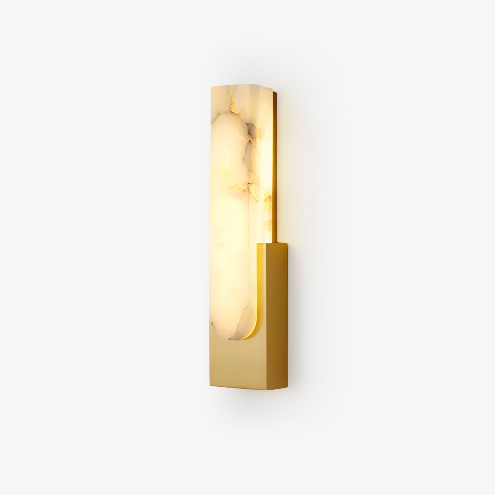 Modern Natural Alabaster LED Wall Lamp Stone Sconce for Interior Lighting