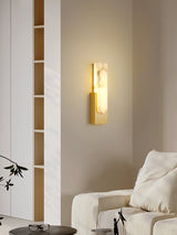 Modern Natural Alabaster LED Wall Lamp Stone Sconce for Interior Lighting
