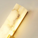 Modern Natural Alabaster LED Wall Lamp Stone Sconce for Interior Lighting