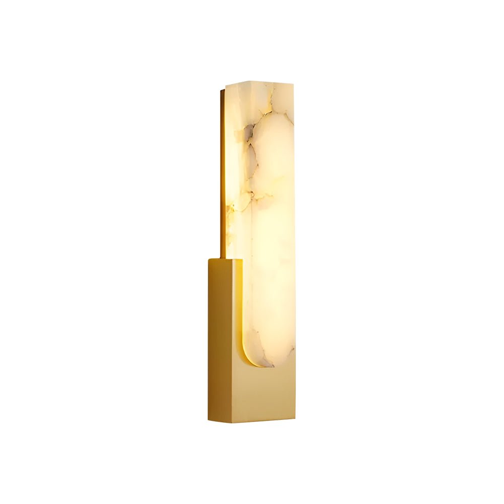 Modern Natural Alabaster LED Wall Lamp Stone Sconce for Interior Lighting
