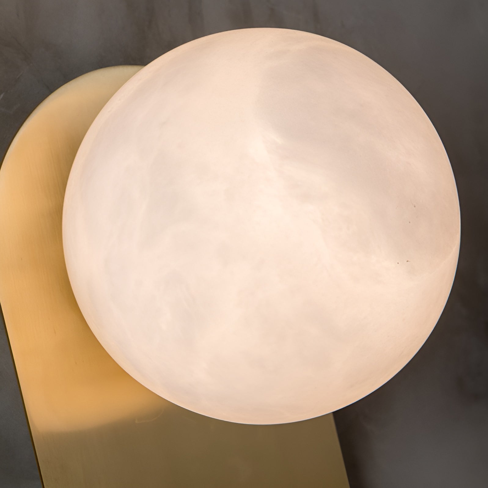 Modern Natural Alabaster Wall Sconce Set of 2 Luxury Stone Lighting for Bedroom and Living Room
