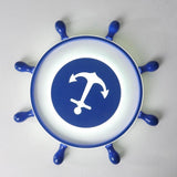 Modern Nautical Anchor Insignia LED Flush Mount Ceiling Light for Childrens Bedroom