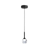 Modern Nordic Acrylic Ball Pendant Light Luxury Screw Thread Globe LED Hanging Lamp