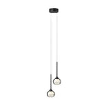 Modern Nordic Acrylic Ball Pendant Light Luxury Screw Thread Globe LED Hanging Lamp
