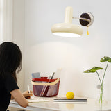 Modern Nordic Adjustable Glass Swing Arm Wall Sconce Dimmable Remote Control Lighting
