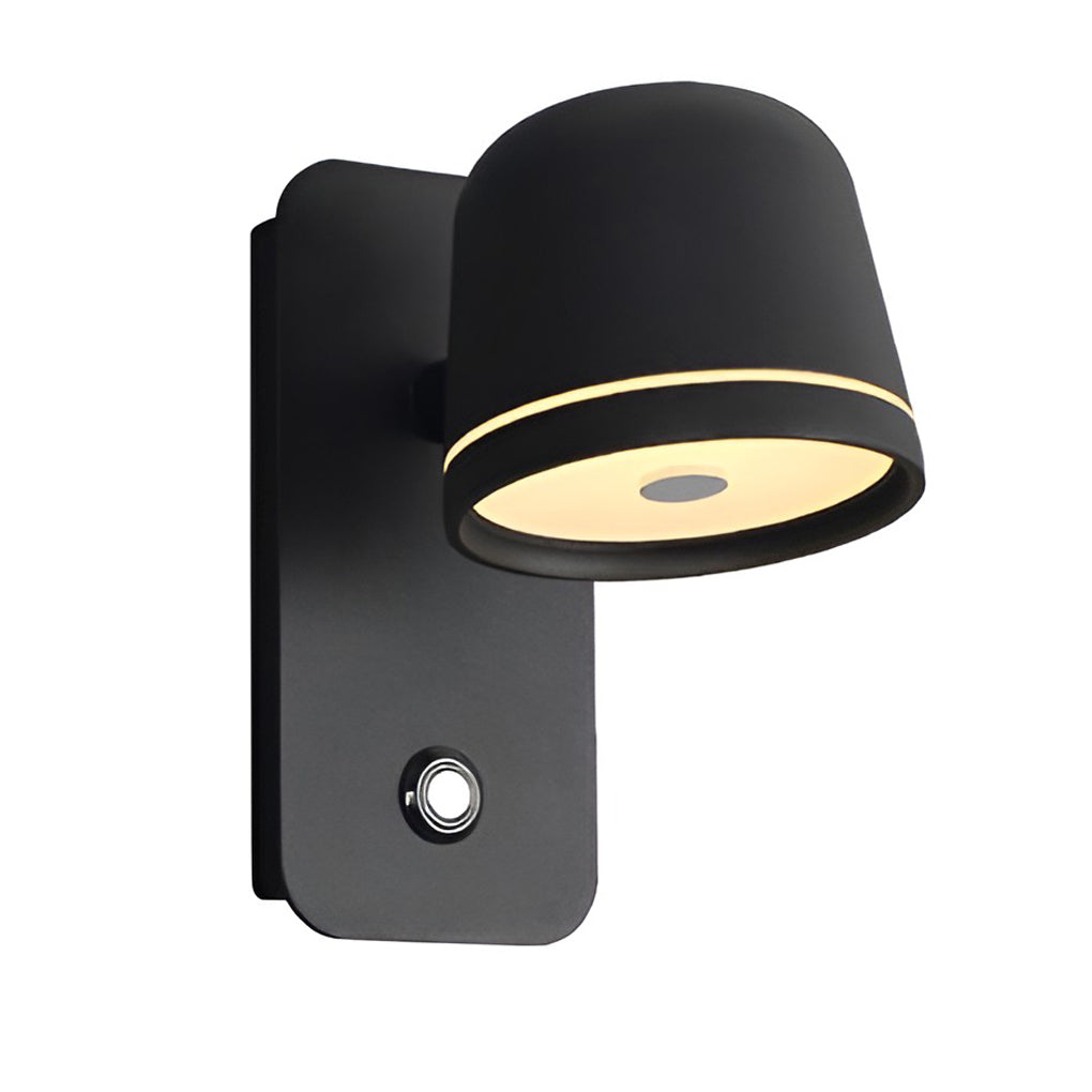 Modern Nordic Adjustable LED Wall Sconce with Stepless Dimming for Bedroom and Living Room