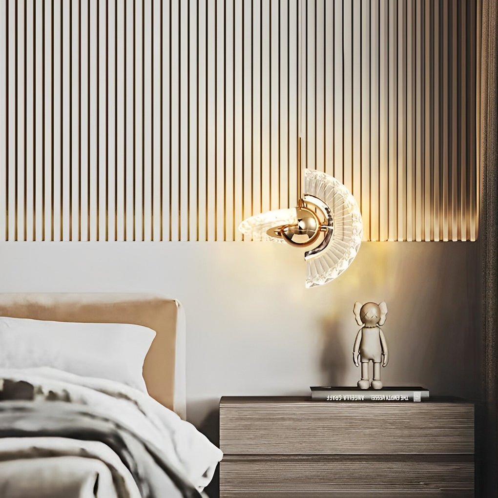 Modern Nordic Adjustable Mirror Ball LED Pendant Light with Acrylic Shade for Dining Room and Bedroom