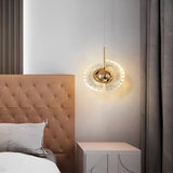 Modern Nordic Adjustable Mirror Ball LED Pendant Light with Acrylic Shade for Dining Room and Bedroom