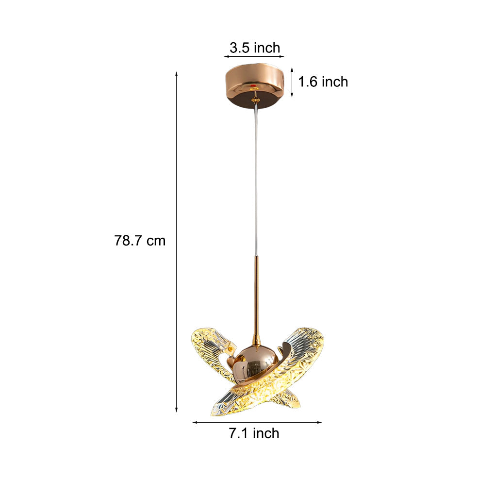 Modern Nordic Adjustable Mirror Ball LED Pendant Light with Acrylic Shade for Dining Room and Bedroom