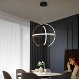 Modern Nordic Adjustable Ring LED Chandelier for Kitchen and Dining Room Pendant Lighting