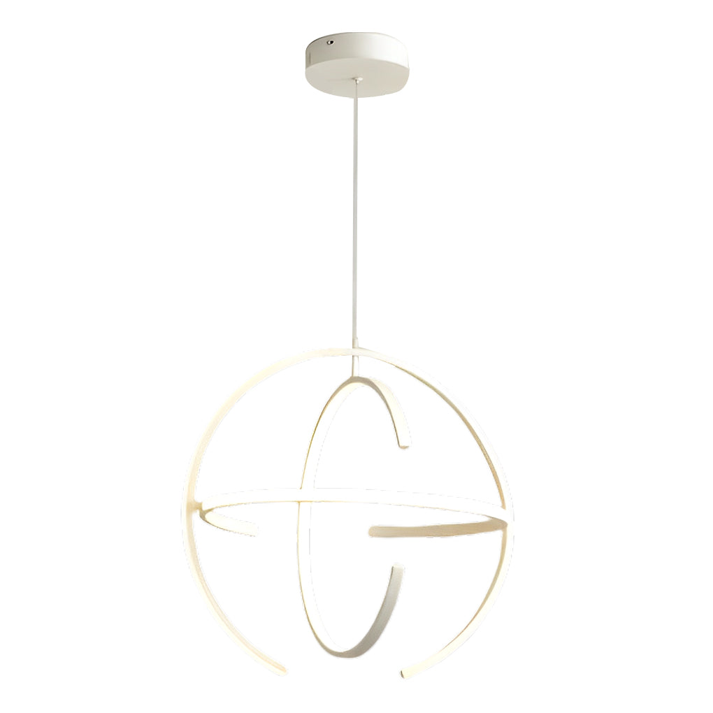 Modern Nordic Adjustable Ring LED Chandelier for Kitchen and Dining Room Pendant Lighting