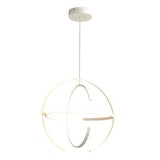 Modern Nordic Adjustable Ring LED Chandelier for Kitchen and Dining Room Pendant Lighting