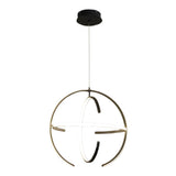Modern Nordic Adjustable Ring LED Chandelier for Kitchen and Dining Room Pendant Lighting
