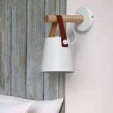 Modern Nordic Aluminum Plug In Wall Sconce Bedside Lamp for Living Room and Bedroom