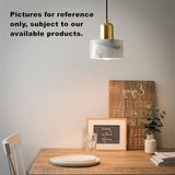 Modern Nordic Ceramic Pendant Light with Marble Stone Shade for Kitchen Island and Dining Room