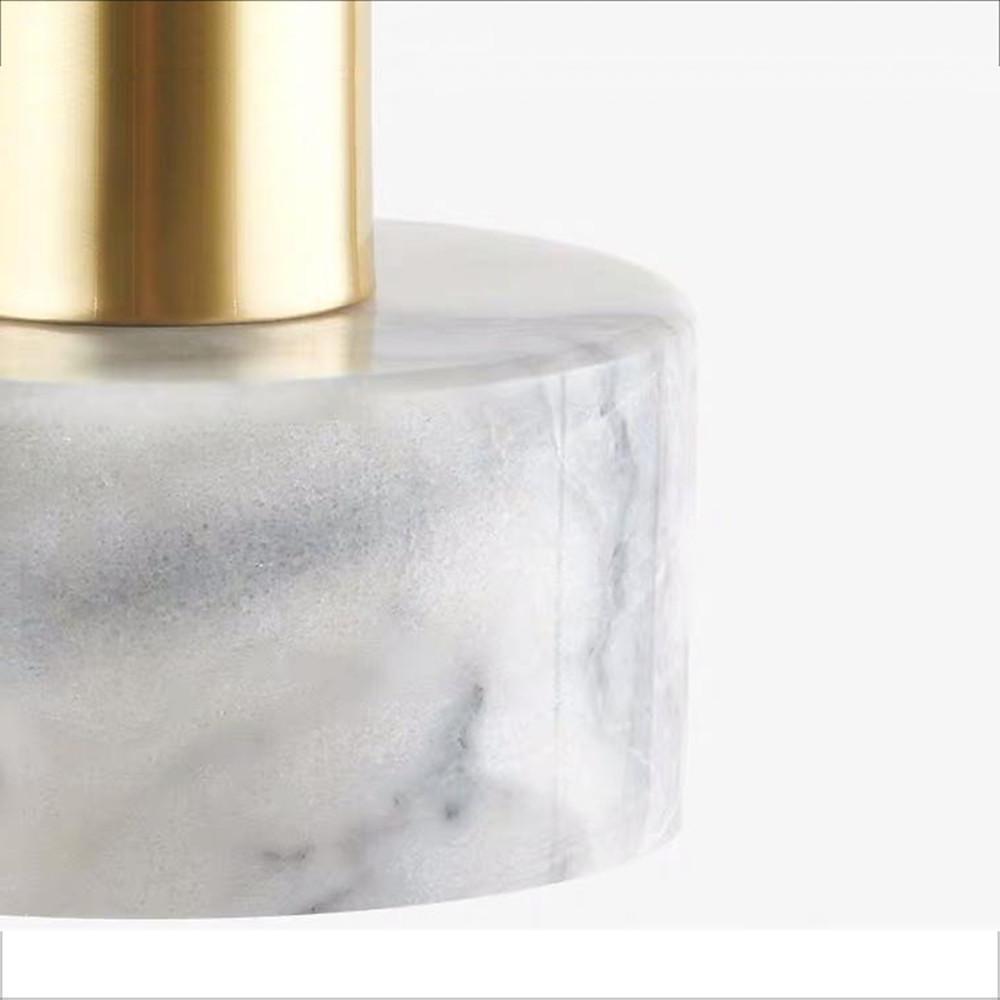 Modern Nordic Ceramic Pendant Light with Marble Stone Shade for Kitchen Island and Dining Room
