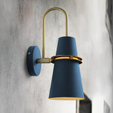 Modern Nordic Creative Iron Wall Sconce Plug in Lighting for Bedroom Living Room and Corridor