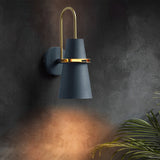 Modern Nordic Creative Iron Wall Sconce Plug in Lighting for Bedroom Living Room and Corridor