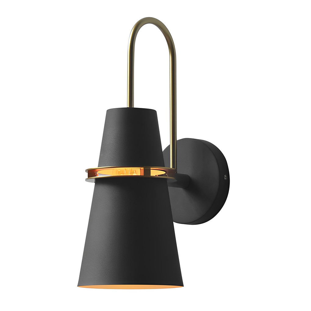 Modern Nordic Creative Iron Wall Sconce Plug in Lighting for Bedroom Living Room and Corridor