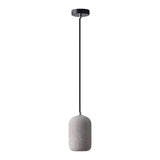 Modern Nordic Cylinder Cement Pendant Light LED Hanging Lamp for Kitchen Island and Dining Room