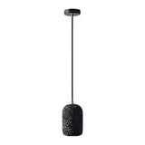 Modern Nordic Cylinder Cement Pendant Light LED Hanging Lamp for Kitchen Island and Dining Room