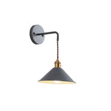 Modern Nordic Dome Wall Sconce Metal Painted LED Sidelight for Bedroom Living Room
