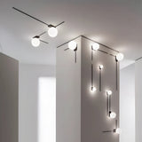 Modern Nordic Glass Ball Wall Sconce Minimalist Indoor Lighting for Bedroom and Living Room