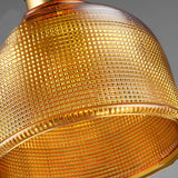 Modern Nordic Glass Bowl Pendant Light with Electroplated Metal Finish for Kitchen Island