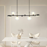 Modern Nordic Glass Globe LED Chandelier 3 Step Dimming Dining Room Island Pendant Light