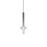 Modern Nordic Glass Pendant Light Adjustable Height LED Hanging Lamp for Living Room Kitchen and Entryway