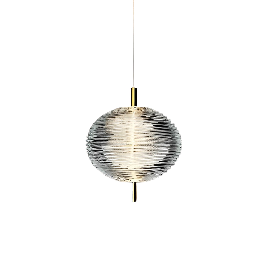 Modern Nordic Glass Shade LED Pendant Light Iron Chandelier for Kitchen Island and Dining Room