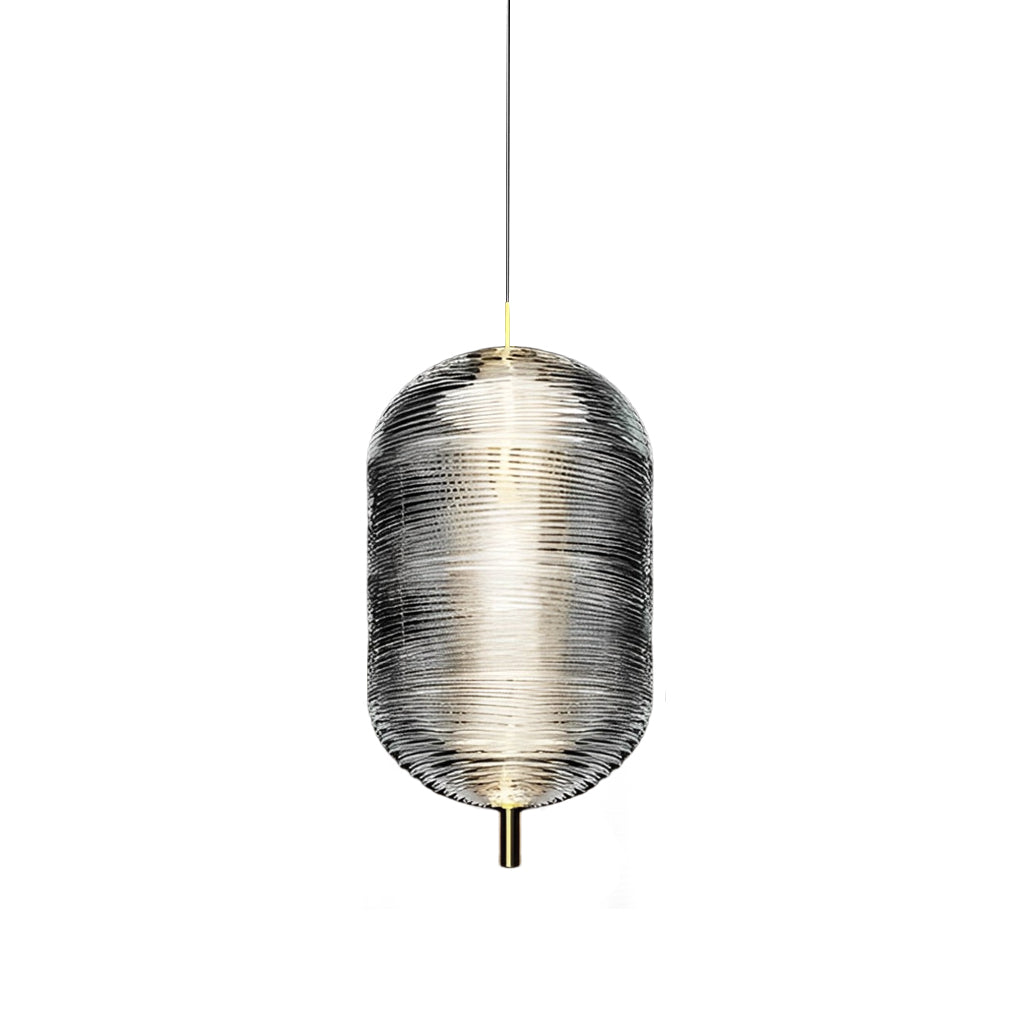 Modern Nordic Glass Shade LED Pendant Light Iron Chandelier for Kitchen Island and Dining Room