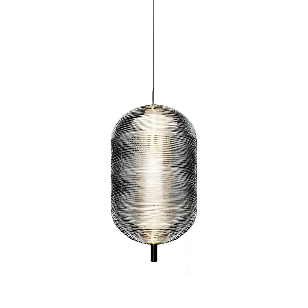 Modern Nordic Glass Shade LED Pendant Light Iron Chandelier for Kitchen Island and Dining Room
