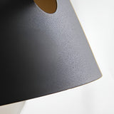Modern Nordic Hat Style Matte Metal Wall Sconce Lamp for Bedroom and Hallway Lighting