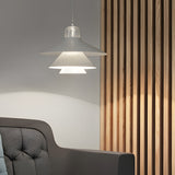 Modern Nordic Iron Glass LED Chandelier Minimalist Pendant Light for Living Dining Room