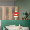 Modern Nordic Iron Glass LED Chandelier Minimalist Pendant Light for Living Dining Room