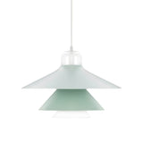 Modern Nordic Iron Glass LED Chandelier Minimalist Pendant Light for Living Dining Room
