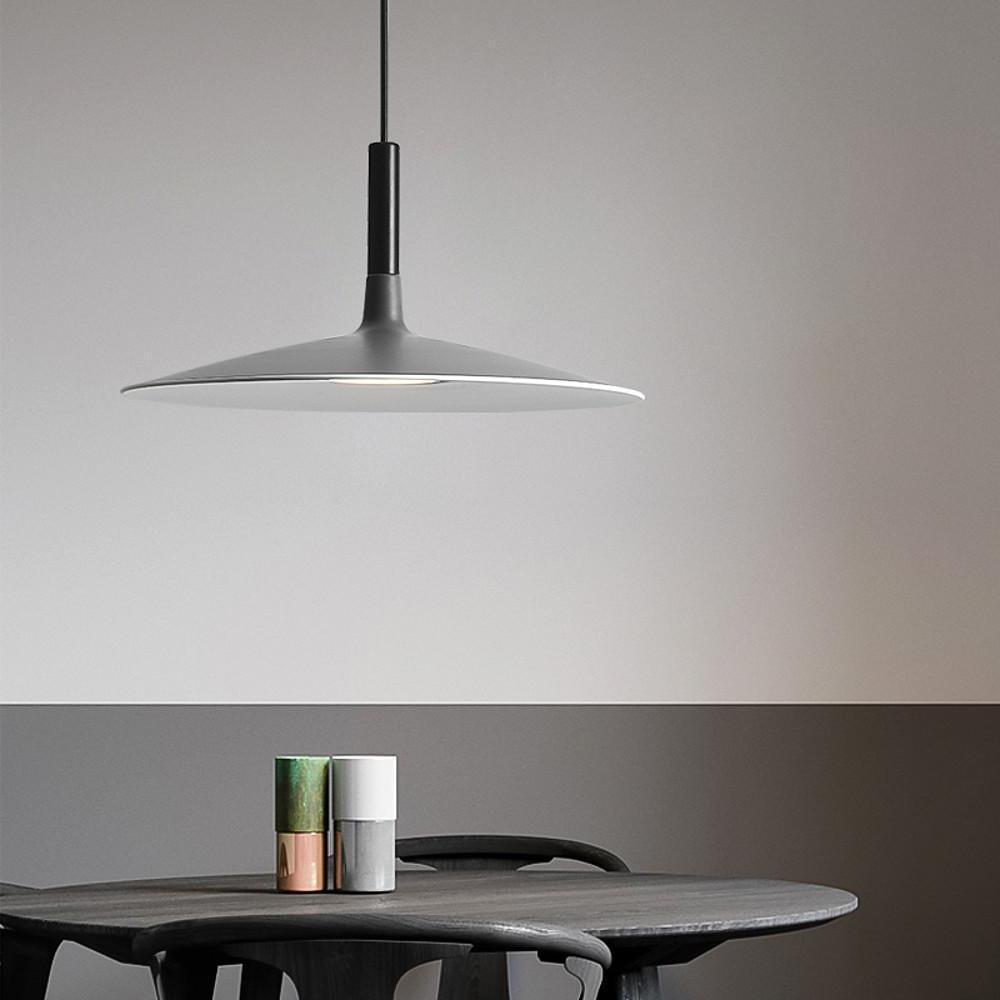 Modern Nordic LED Circular Disc Pendant Light for Kitchen and Dining Room