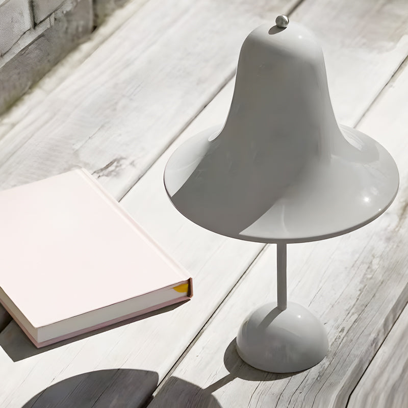 Modern Nordic LED Hat Table Lamp Dimmable Iron Desk Light for Bedroom and Living Room