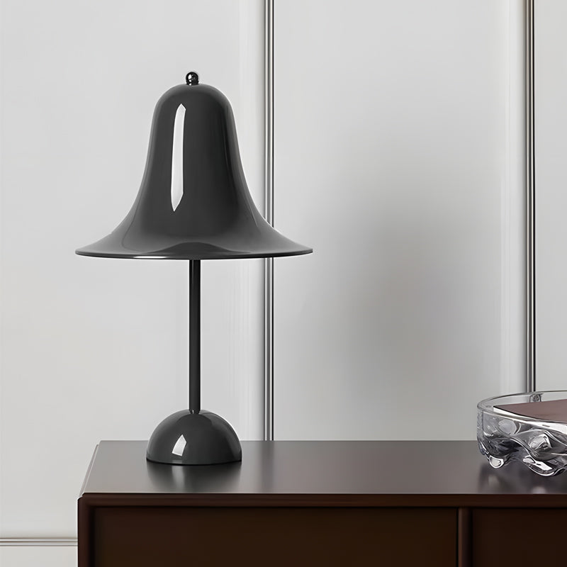 Modern Nordic LED Hat Table Lamp Dimmable Iron Desk Light for Bedroom and Living Room