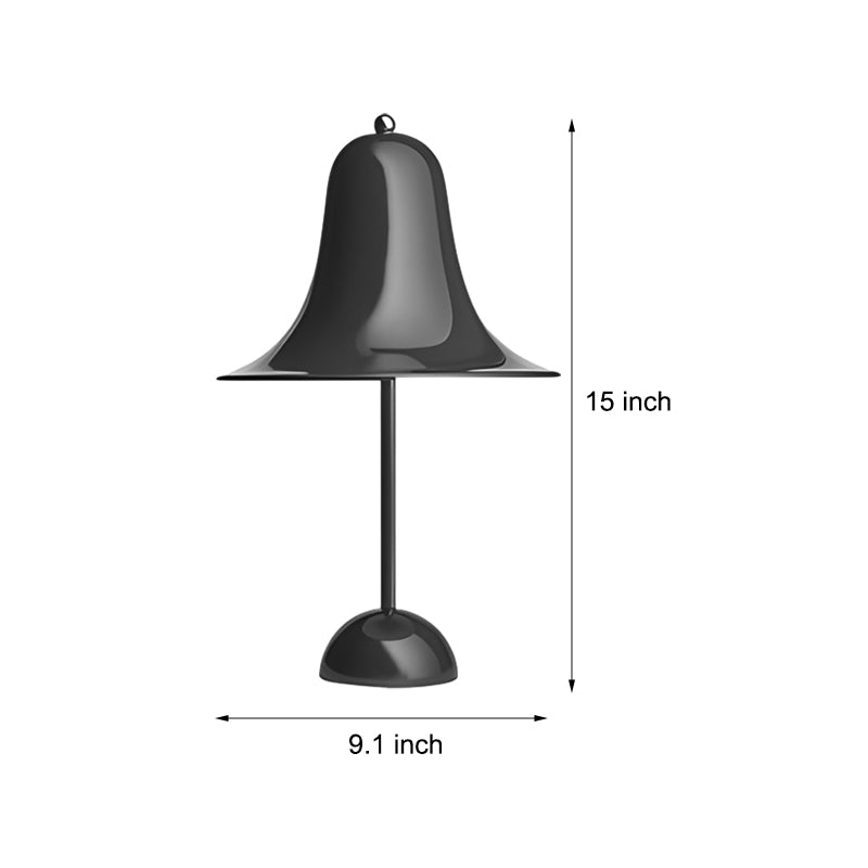 Modern Nordic LED Hat Table Lamp Dimmable Iron Desk Light for Bedroom and Living Room