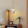 Modern Nordic LED Pendant Light with Integrated Spotlight 3 Step Dimming Hanging Ceiling Lamp